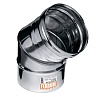 Отвод моно  нерж. 135 град. D150 0,8мм Ferrum