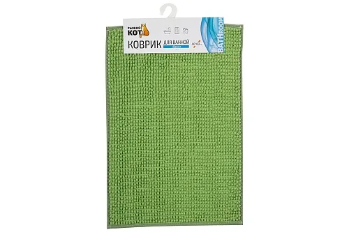 Коврик для ванной комнаты 40*60см Basic зеленый