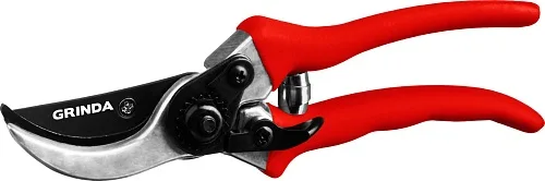 Секатор G-11 210 мм, с алюминиевыми рукоятками , плоскостной, GRINDA