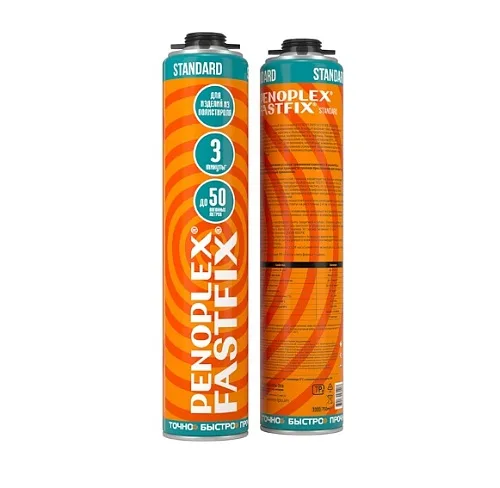 Клей-пена однокомпонентная в аэрозольной упаковке (700мл) ТМ PENOPLEX FASTFIX STANDART (1/12шт)