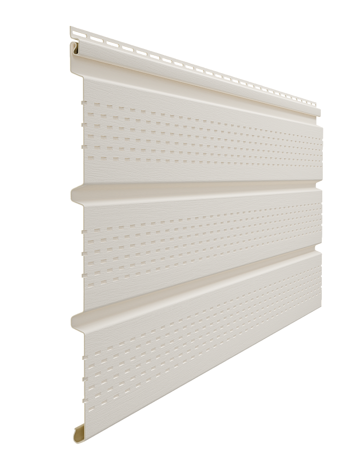 Standart Соффит перфорированный Пломбир 3,05*0,305м Дёке