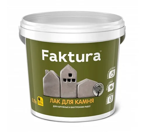 Лак FAKTURA для камня, ведро 0,9 л
