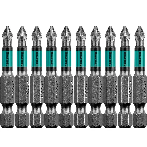 Бита, PZ1, 50 мм, тип хвостовика E 1/4",Optimum Line  KRAFTOOL (1/10)(РАСХОДКА)