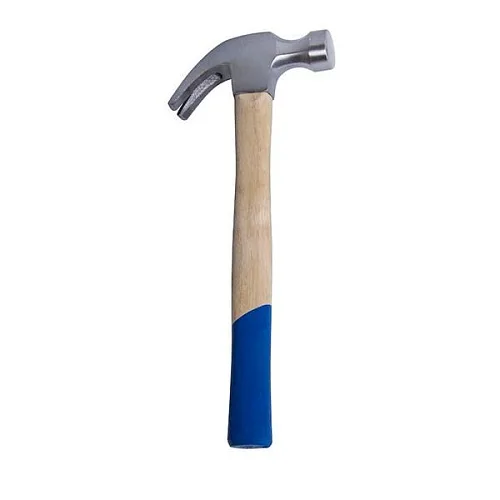 Молоток-гвоздодер, ков., дер. рукоятка, 450г, Toolberg