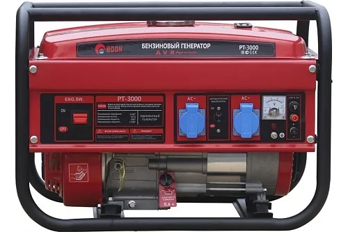 Генератор EDON PT-3000 бензиновый (3кВт макс., 2,8кВт ном., 35кг)