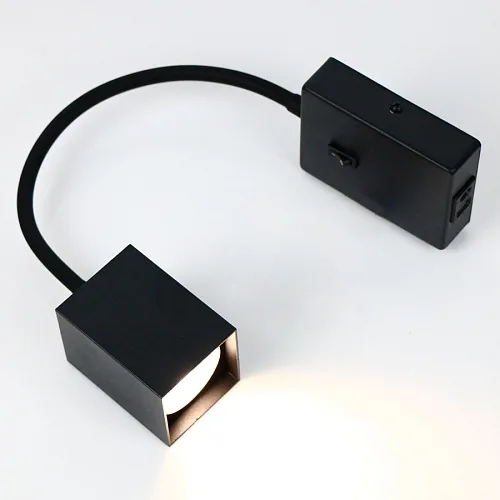 Бра на гибком основании 1хGU10 General GWL-M-IP20 Черный Библиотека