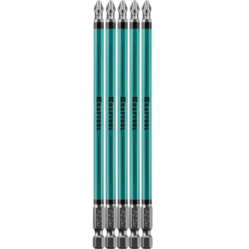 Бита, PH2, 150 мм, тип хвостовика E 1/4",Optimum Line  KRAFTOOL (1/5)