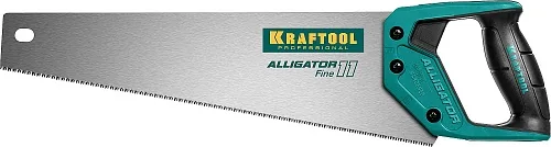 #Ножовка для точного реза "Alligator Fine 11", 400 мм, 11 TPI 3D зуб, KRAFTOOL
