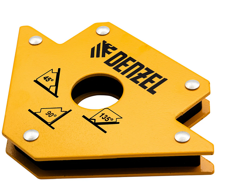 Фиксатор магнитный для сварочных работ усилие 50 LB Denzel