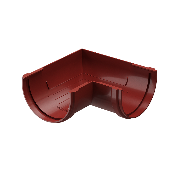 Docke STANDARD Угловой элемент 120 мм * 90° (Красный)		