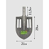 Лопата штыковая ЛКО рельс.сталь  облегченная ЛОБЛ-01