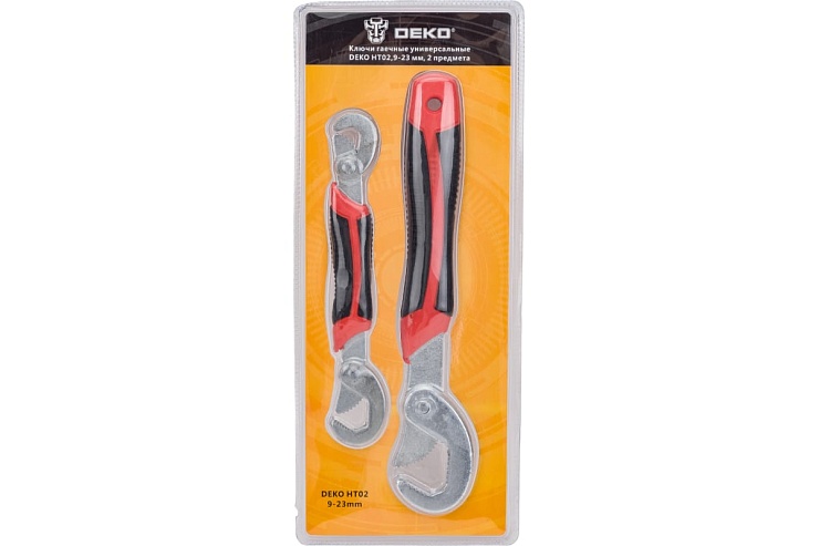 Ключи гаечные универсальные DEKO HT02, 9-23 мм, 2 предмета