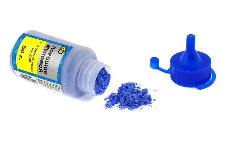 #Порошок 50г для шнуров разметочных синий (3010020) 