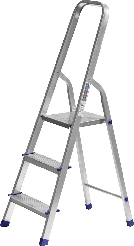 Лестница-стремянка алюминиевая, 3 ступени, 60 см ТМ СИБИН