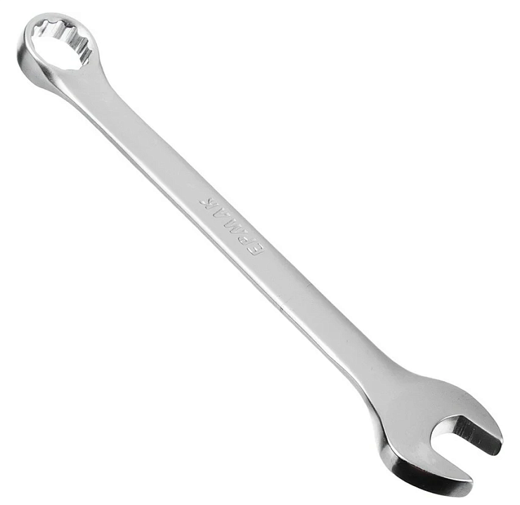 ЕРМАК Ключ рожково-накидной, 17мм, матовый CRV 736-058