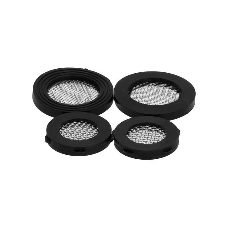 Прокладка для смесителя с сеточкой 1/2" и 3/4" (2 + 2 шт.), MP