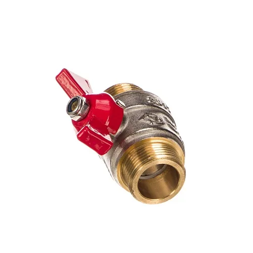 Кран шаровой бабочка 15 (1/2") НР Галлоп PN40