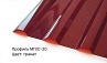 Профилированный ПК МП/С-20 0,8мм 1,15*3,00м Гранат Novattro (1/150л)