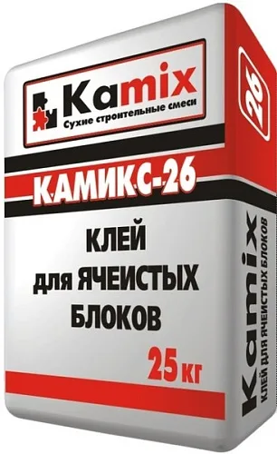 Клей для блоков 26 М МОРОЗ 25кг ТМ Камикс (1/64)