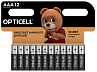 Батарейка щелочная OPTICELL Basic AAA (мизинчиковые)(12)