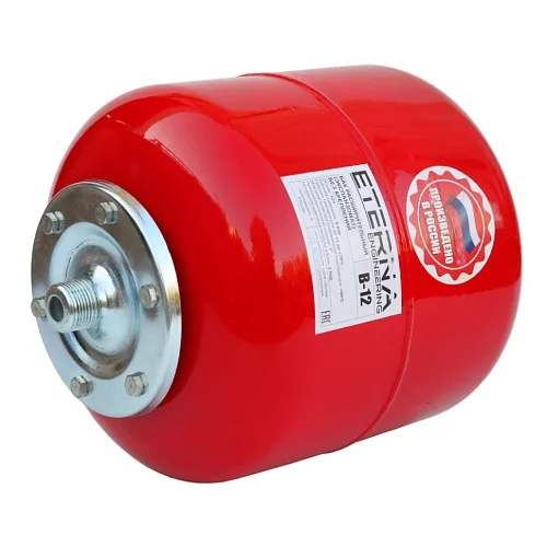 Бак расширительный для отопления красн. верт. V12 ETERNA  (Экспанзомат, d 1", 6 bar) 
