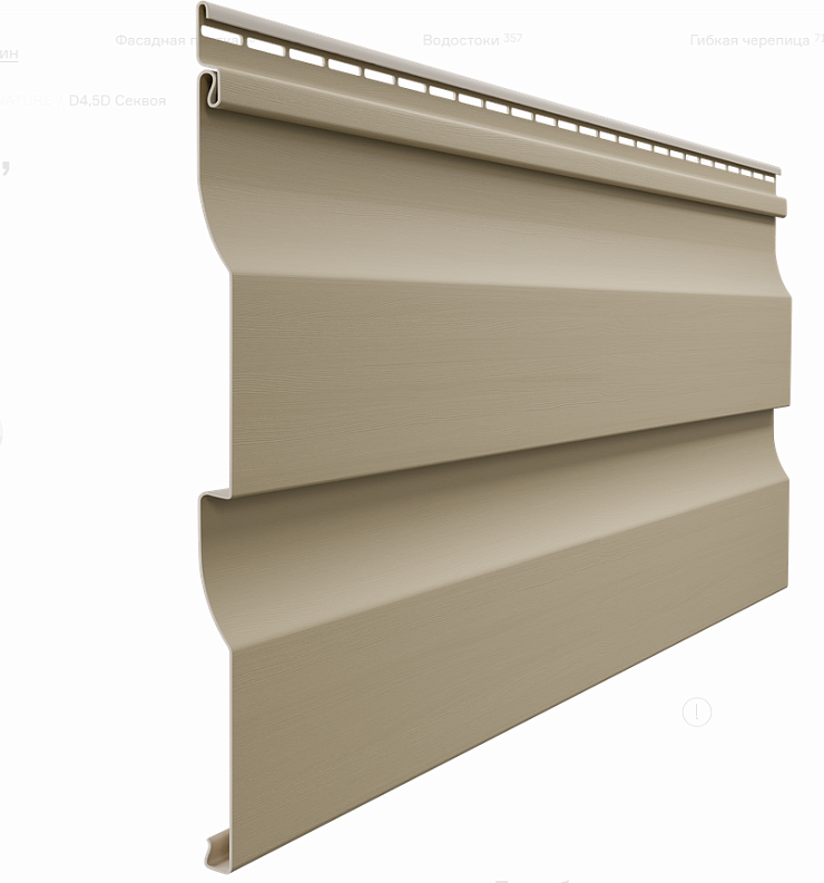 Docke PREMIUM Сайдинг D4.5D (Секвойя) S 0,84 м2