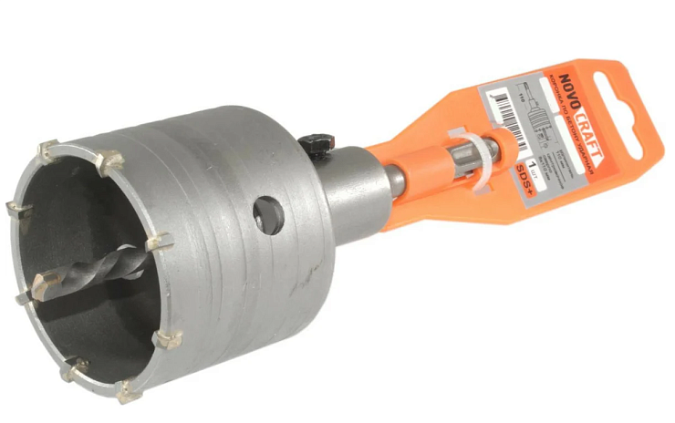Коронка по бетону SDS-PLUS  68 mm, профи, Novocraft