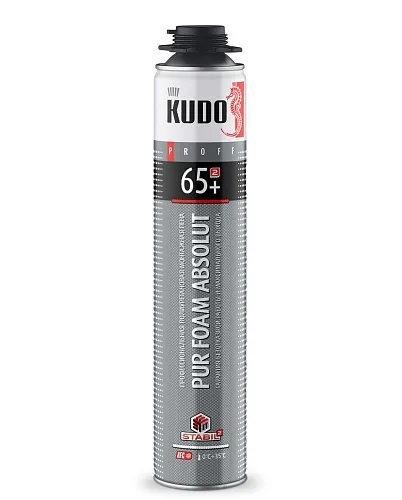 Пена монтажная профессиональная KUDO PROFF 65 home 1000мл всесезонная 1/12