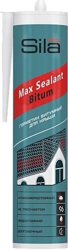 Герметик битумный для крыши (280мл) ТМ Sila PRO Max Sealant Bitum (1/12шт)