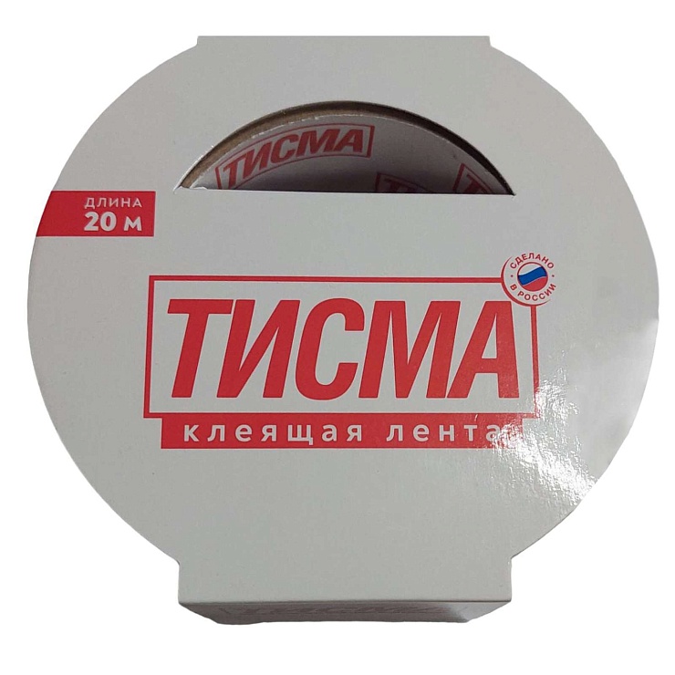 Односторонняя клеящая лента Тисма (60мм*20м) ТМ ТеплоКНАУФ