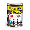 Грунт-эмаль по ржавчине 3в1 белый (1,8 кг) FARBITEX