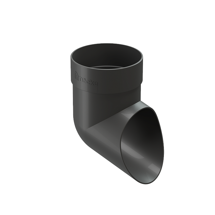 Docke STANDARD Наконечник 80 мм (Серый 7024)			