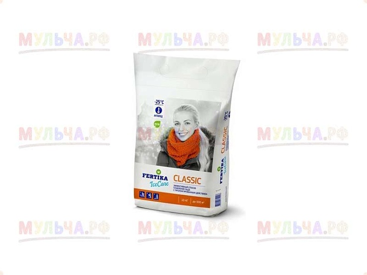 Противогололедный реагент IceCare Green (-20С) 10 кг (Фертика)