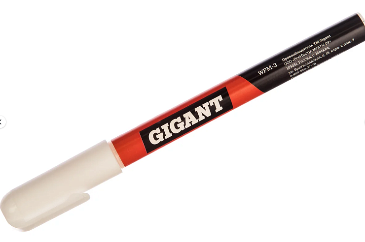 Gigant Маркер белый разметочный 3 мм WPM-3