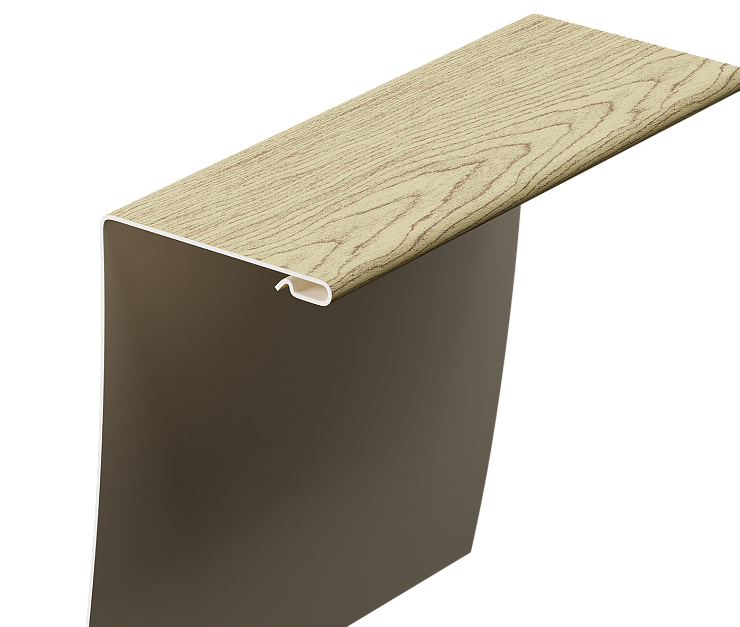 Docke LUX/ Универсальный околооконный профиль 89/254 мм(Камчатский)			