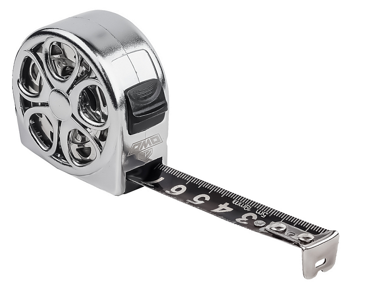 Измерительная рулетка, 5м, нерж. сталь, AMO R805 