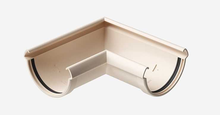 LUX/Угол желоба 90˚ (Латте) (1/10)