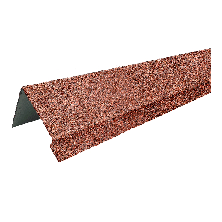 ТЕХНОНИКОЛЬ HAUBERK наличник оконный металлический LUX, терракотовый (1уп/10шт)