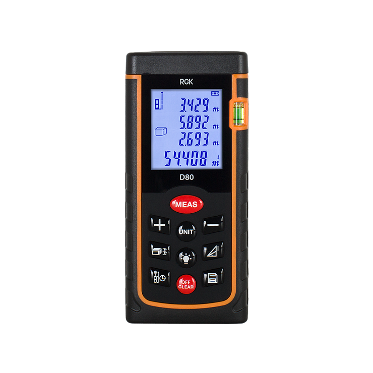 Лазерный дальномер-рулетка RGK D80