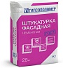 Штукатурка цементная фасадная 25 кг ТМ Гипсополимер (1/56) 