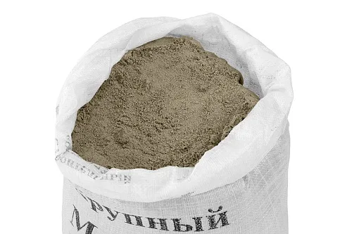 Песок строительный мелкий, мешок 50 кг