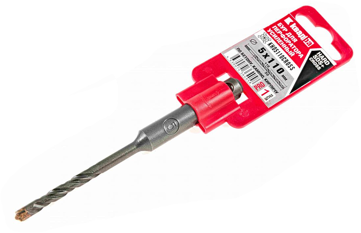 Бур по бетону, sds-plus  5 x 110