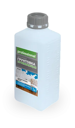 Грунтовка для внутренних работ с антисептиком (1,0л) ТМ Professional PG101