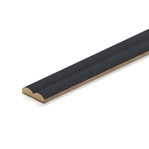 Профиль Старт-Финиш МДФ 2700*55*16 Wave (Вейв) Делюкс Black Lead (Блэк Лид) ТМ STELLA (1/4шт)