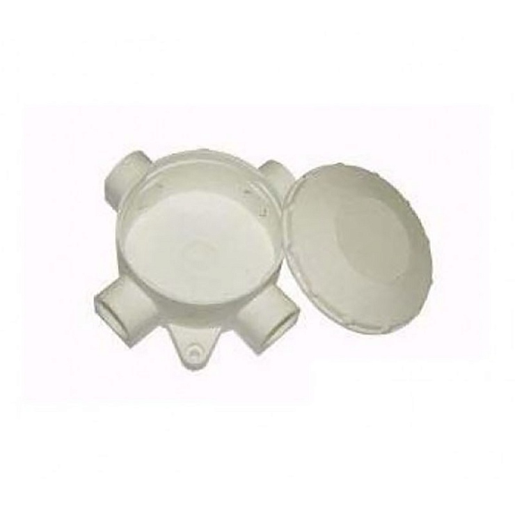 Коробка ОП 4-х рожковая белая 70*30 (100)