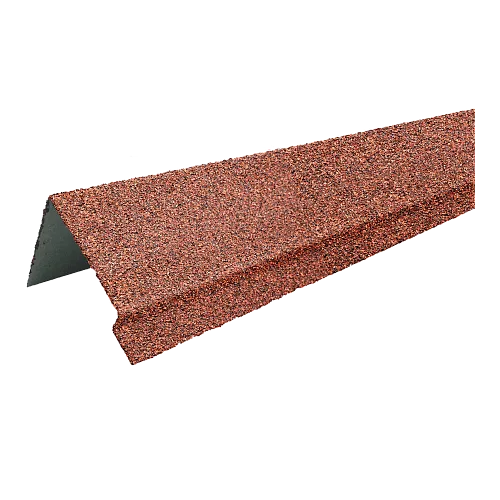 ТЕХНОНИКОЛЬ HAUBERK наличник оконный металлический LUX, терракотовый (1уп/10шт)