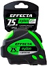 #Рулетка 7,5м*25мм магнит, автостоп Nylon Effecta 587525