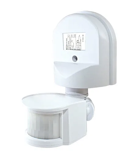 Датчик движения TDM ДДC-01 1100Вт 180° 12м белый IP44 (50)