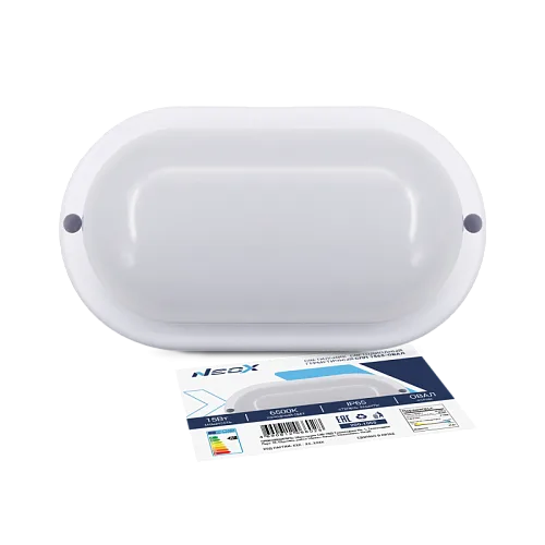 Светильник сд герм СПП 1565-ОВАЛ 15Вт 6500К 1350Лм IP65 160х88мм NEOX, шт
