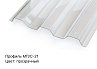 Профилированный ПК МП/С-20 0,8мм 1,15*3,00м Прозрачный Novattro (1/150л)